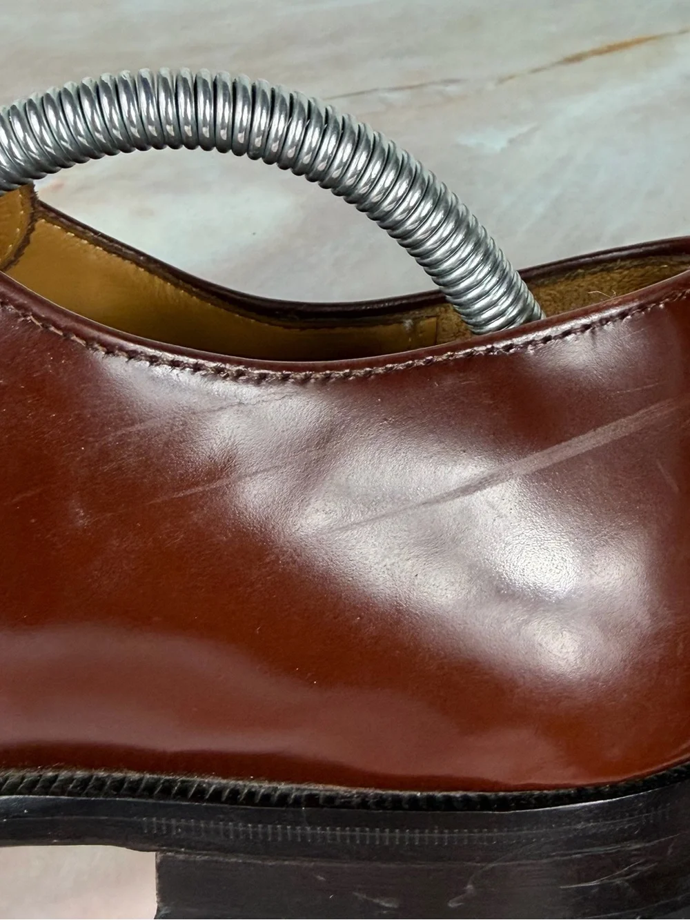 Cole Haan Calhoun Dress Oxford Men’s Mahogany Leather Derby Shoes